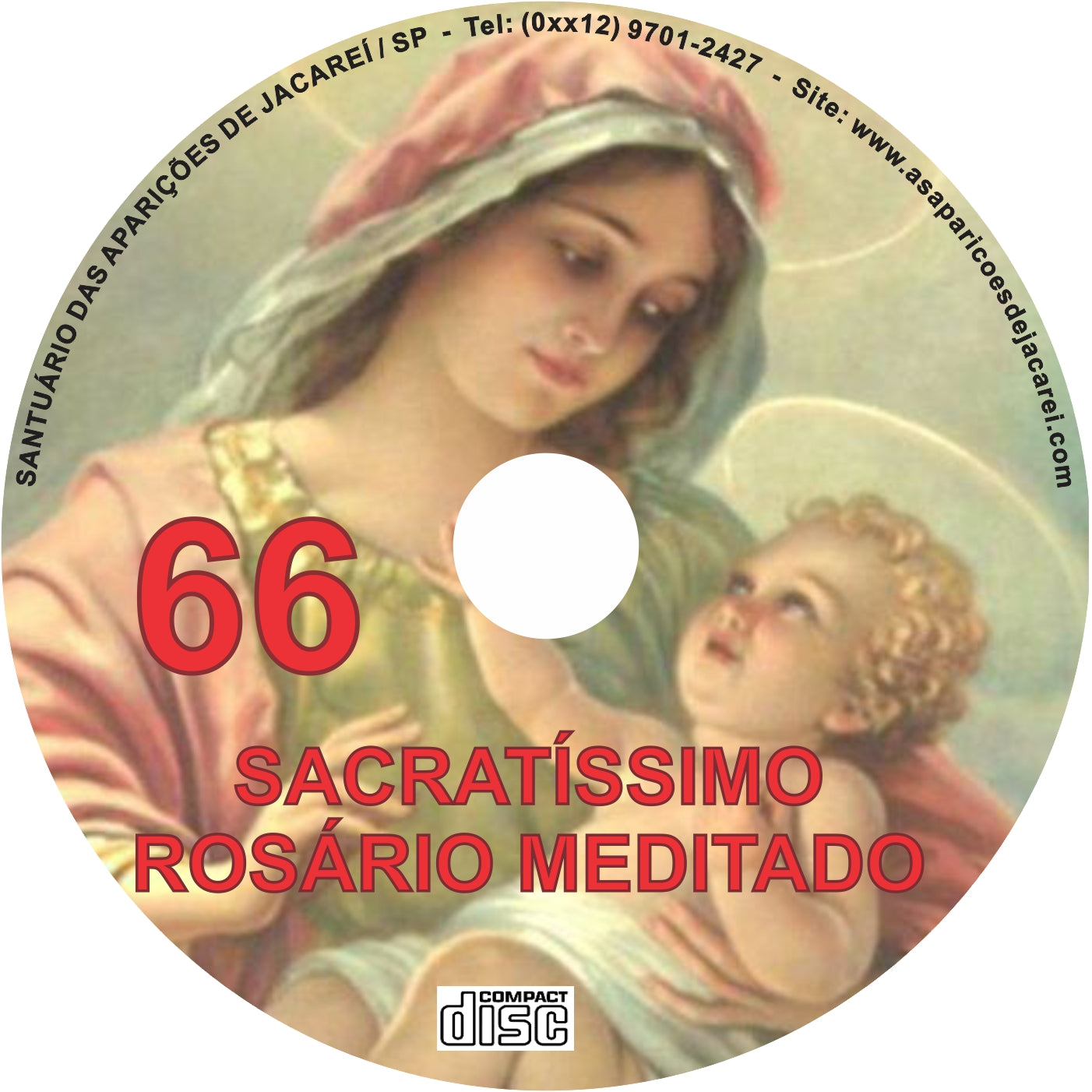 CD Rosário Meditado 066 CD Rosário Meditado 066